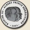 Monaco 10 euro '' III. Rainier és Albert herceg '' 2003 PP